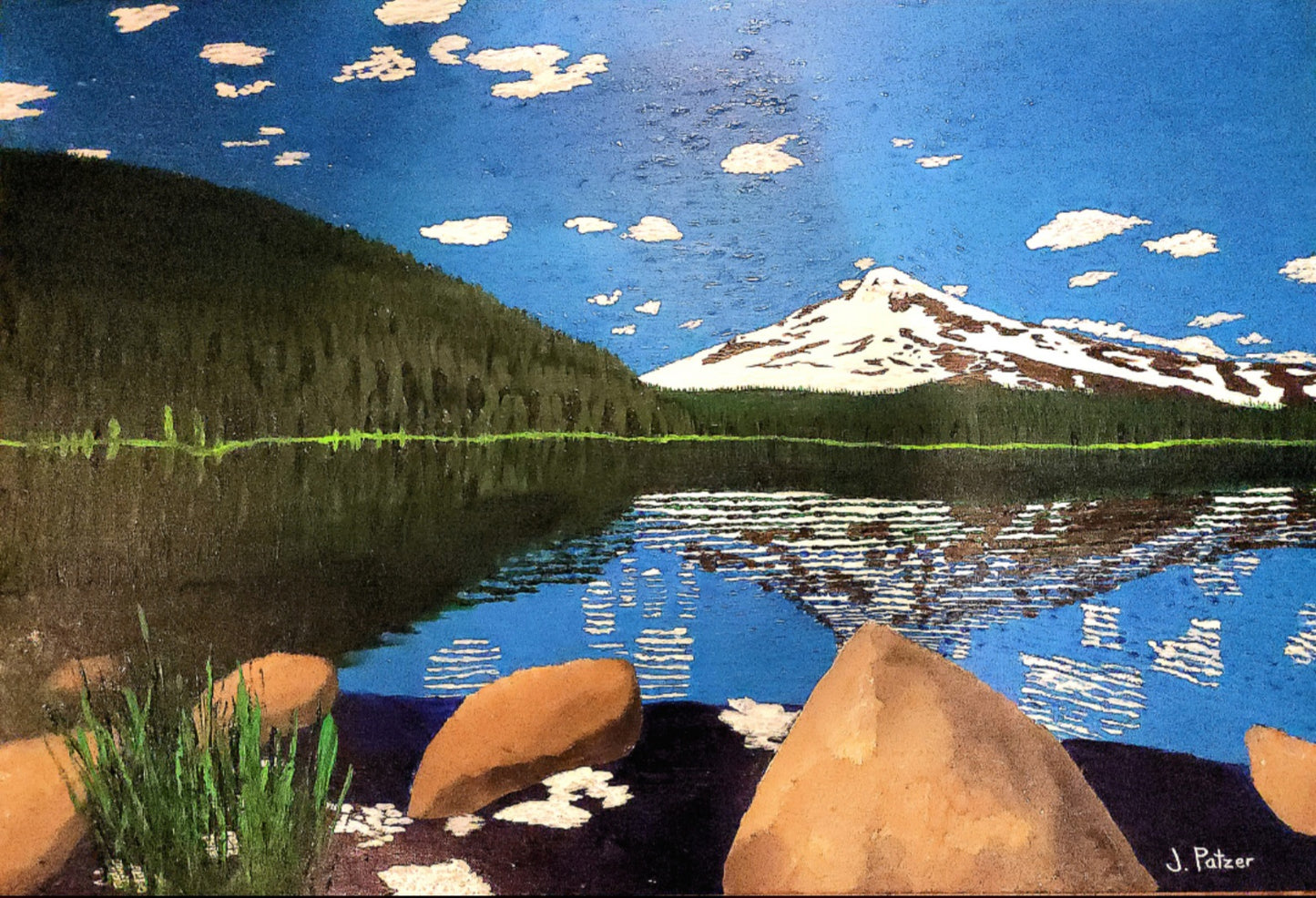 Trillium Lake in June