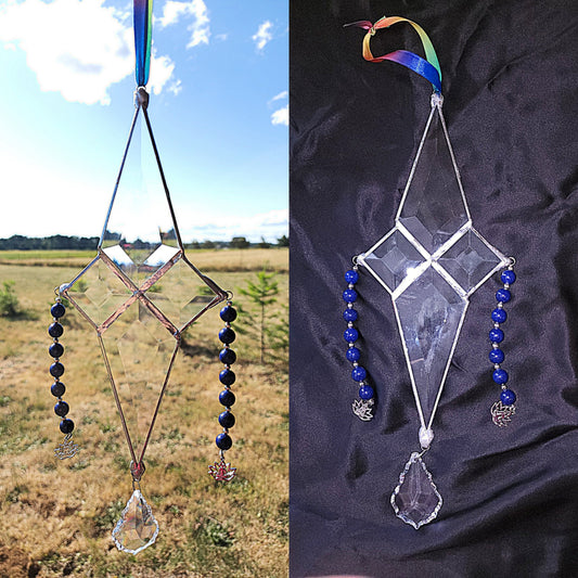 Lapis Meditation Suncatcher