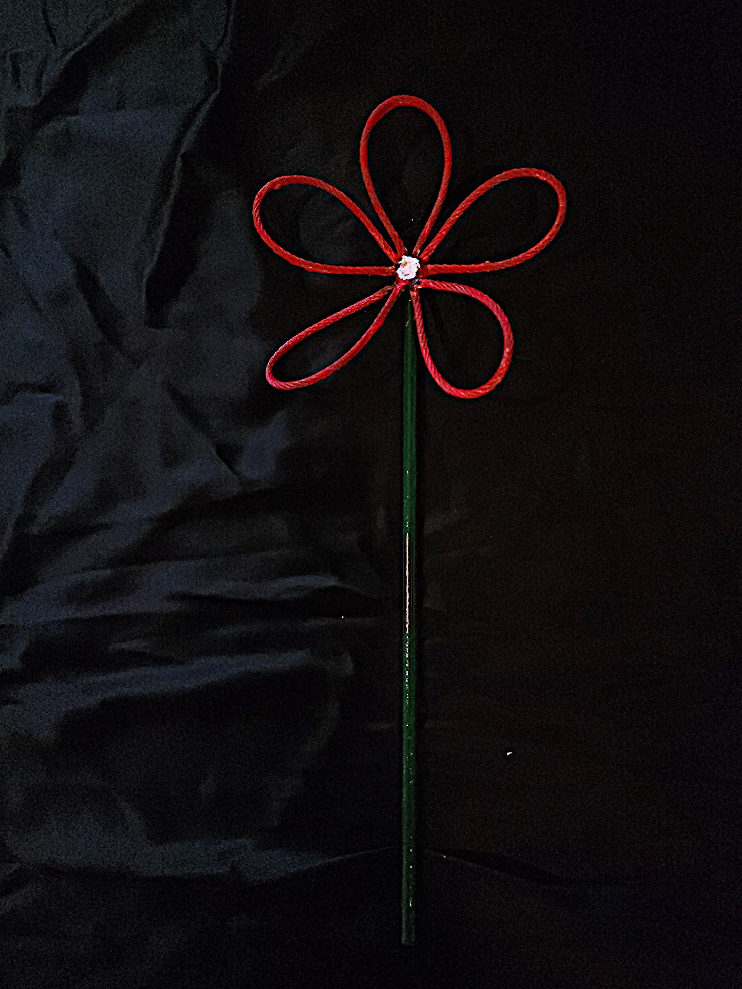 Steel Flower Sculpture