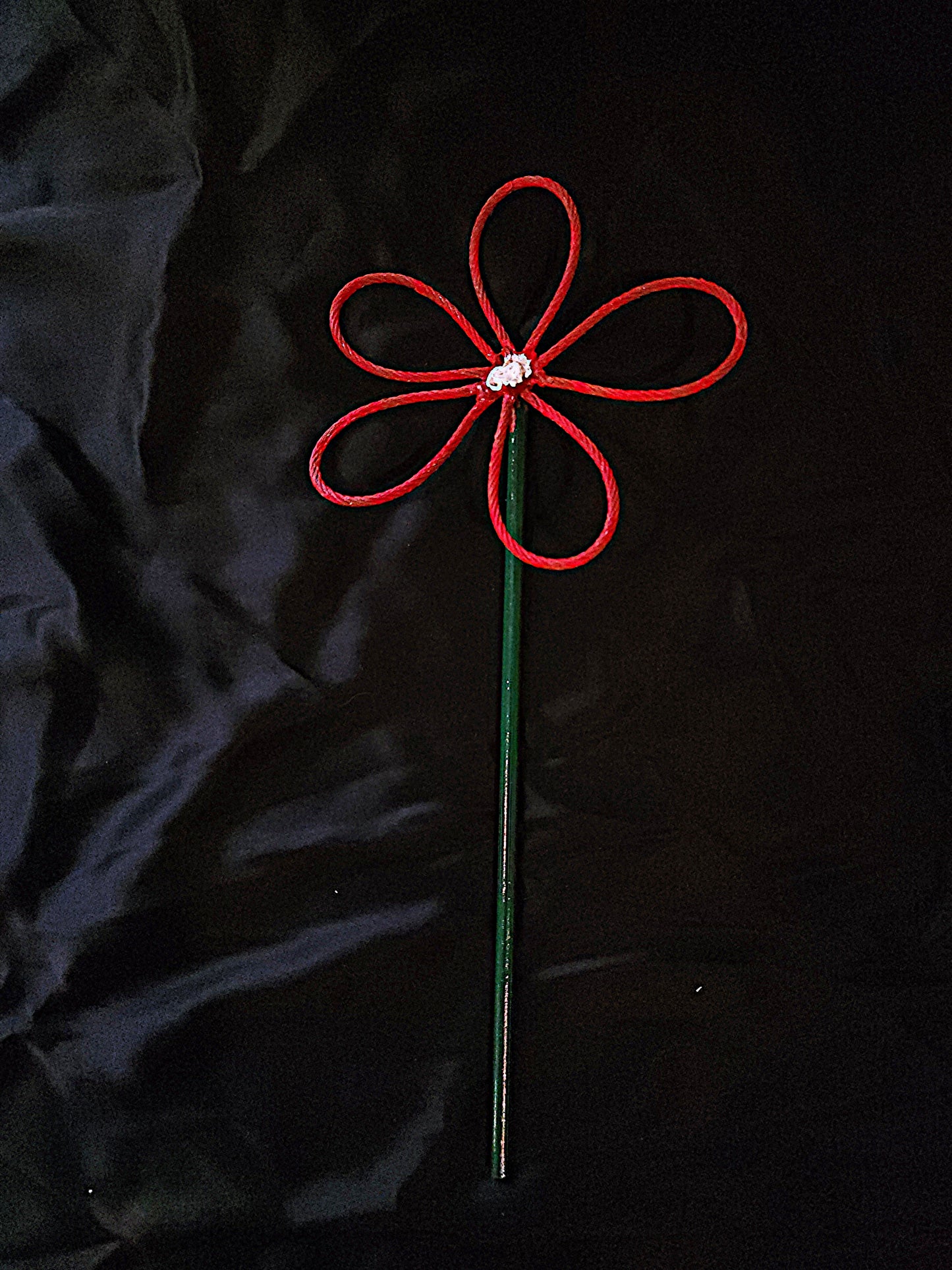 Steel Flower Sculpture