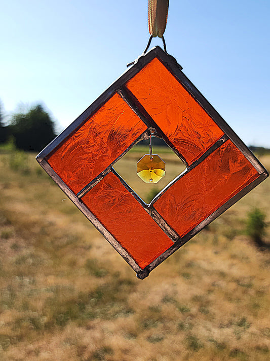 Orange Suncatcher #1