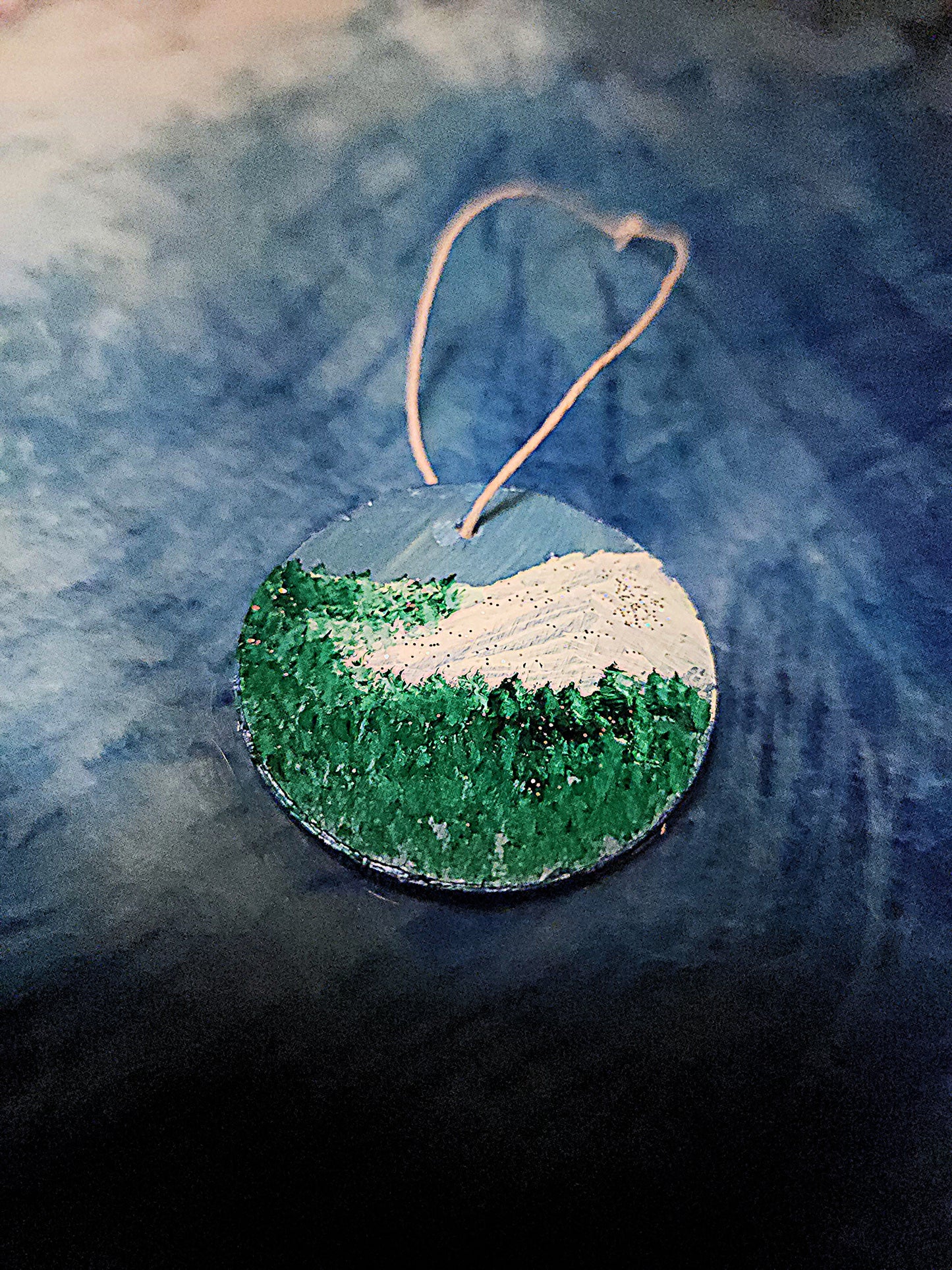 2" landscapes Yule Tree Decor
