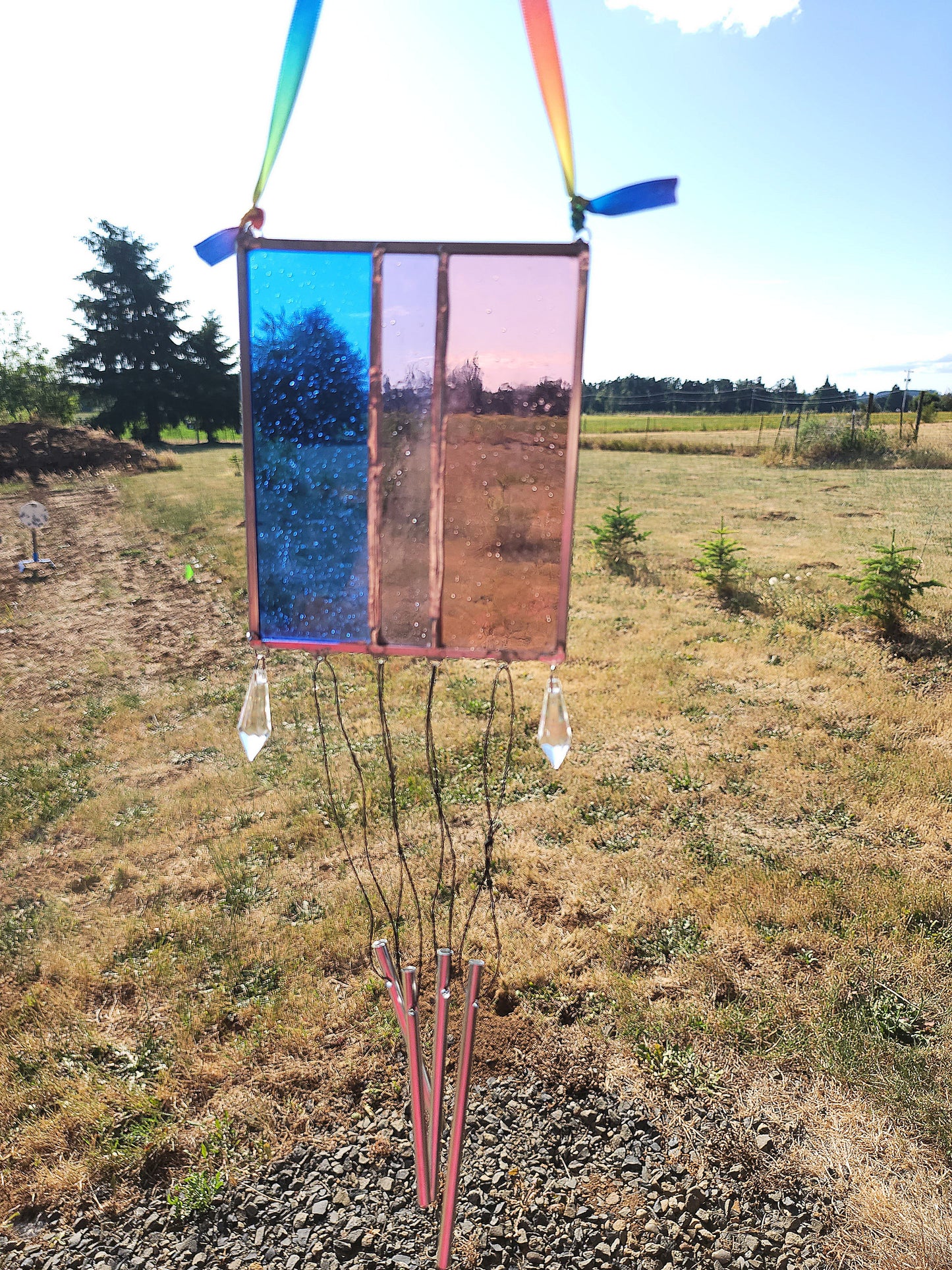 Bisexual Flag Wind Chime
