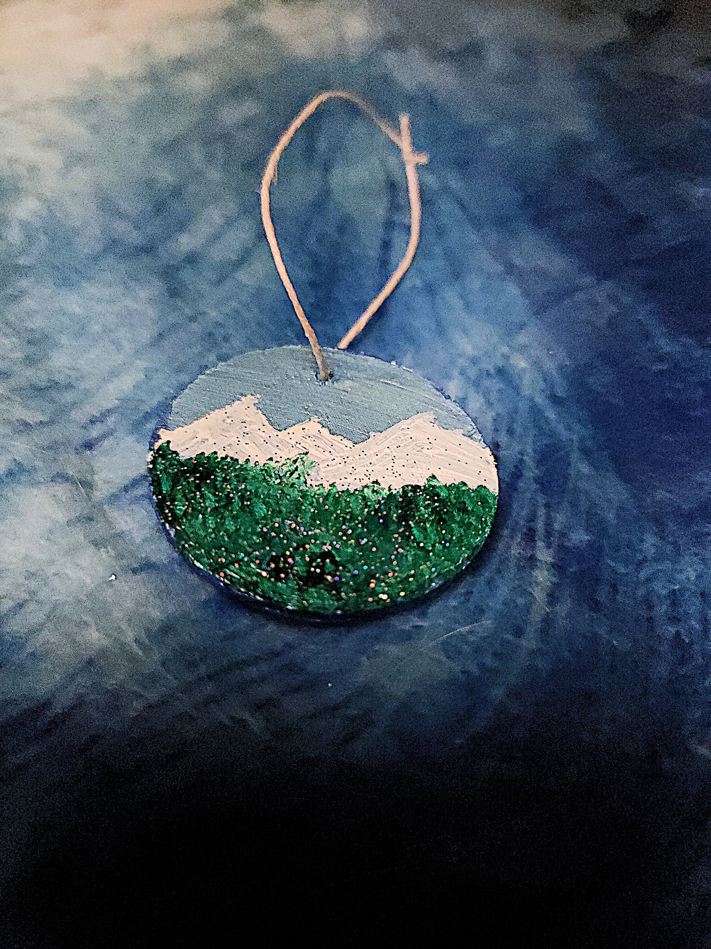 2" landscapes Yule Tree Decor