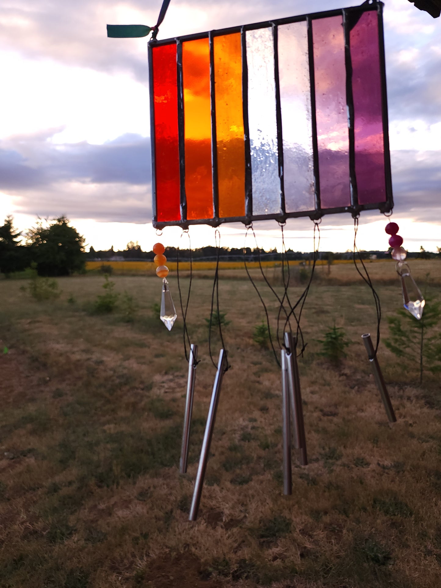Lesbian Pride Flag Wind Chime