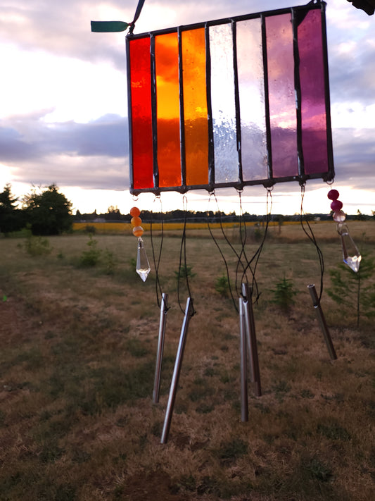 Lesbian Pride Flag Wind Chime