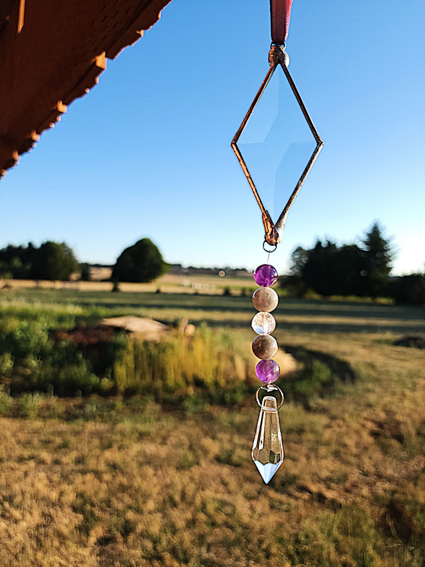 Greysexual Pride Kite Suncatcher